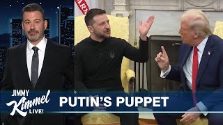 Trump Berates Zelensky Vance Wants a Thank You Jimmys Oscars Recap amp Guillermo on the Red Carpet [upl. by Lucia328]