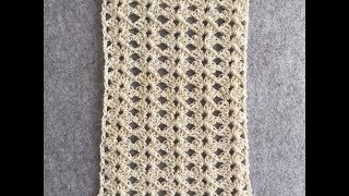 CROCHET Lace Shell Stitch 3 Tutorial  One Row Repeat [upl. by Virgin]