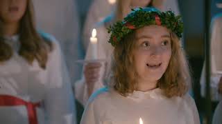 Lucia 2017  Lucia Morning from Kungsholm Church Sweden [upl. by Ahsemat115]