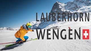 Skiing Lauberhorn  Wengen 2020 Switzerland [upl. by Jehoash852]