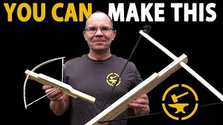 Build the simplest crossbow ever [upl. by Alleusnoc]