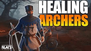 Healing ARCHERS  Schutzdieners  Conquerors Blade Gameplay [upl. by Trometer]