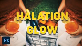 How to add GLOW amp HALATION  Adobe Photoshop Tutorial 4K [upl. by Cherye404]