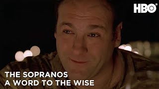 The Sopranos A Word to the Wise  HBO [upl. by Aileda499]