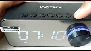 setting alarm jam digital jovitech S16 [upl. by Wandy112]