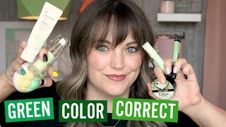 Green Color Correcting Makeup  Favorites [upl. by Imuy]