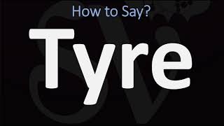 How to Pronounce Tyre BIBLE Lebanon [upl. by Cyril]