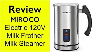 Review Miroco Milk Frother  How to make froth milk at home [upl. by Yetsirhc186]