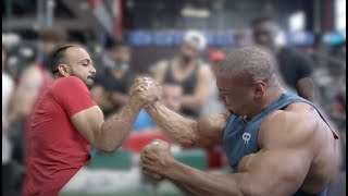 Rahul Panicker INDIA Vs Larry Wheels USA  Bulldog Armwrestling [upl. by Cowden]