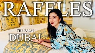 【Vlog26】RAFFLES THE PALM DUBAI 迪拜🇦🇪棕榈岛莱佛士酒店⭐️极致的法式浪漫🌸 [upl. by Eniortna109]