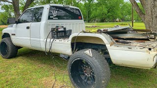 BADASS FLAT BED FROM ORIGINAL TRUCK BED [upl. by Cedric387]