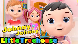 Johnny Johnny Yes Papa  Kindergarten Nursery Rhymes amp Kids Songs  Little Treehouse [upl. by Yalonda]