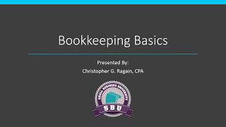 Bookkeeping Basics [upl. by Reham688]