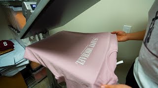 How To Start Your Own T Shirt Printing Business Using A Heat Press [upl. by Atter]