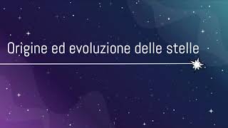 Origine ed evoluzione di una stella [upl. by Ohl178]