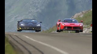 Lamborghini Centenario vs Ferrari LaFerrari at Highlands [upl. by Burch]