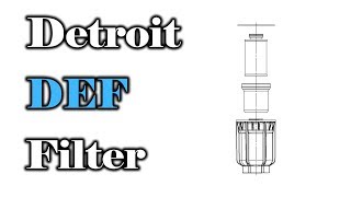 How to replace a DEF Filter [upl. by Namijneb]