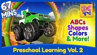 Preschool Learning Compilation  Vol 2  Shapes Colors Math and More [upl. by Eiramanad]