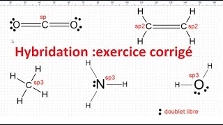 Hybridation exercice corrigé Darija [upl. by Aitrop109]