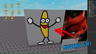 How to add GIFs in Roblox Studio tutorial [upl. by Slrahc]