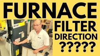 FURNACE FILTER DIRECTION How to Replace HVAC Furnace Filter [upl. by Aseen]