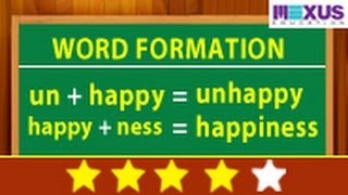 Learn about Word Formation  English Grammar  iken  ikenedu  ikenApp [upl. by Nwahsel644]