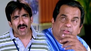 Ravi teja amp Brahmanandam Hilarious Comedy Scenes  Anjaneyulu Movie [upl. by Attelliw]