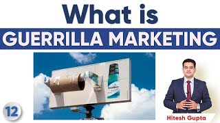 What is Guerrilla Marketing in Hindi  Guerrilla Marketing Ideas  Guerrilla Marketing Hitesh Gupta [upl. by Kirchner255]