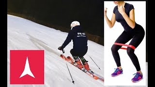 Improve your Parallel Skiing using a BOOTY BAND [upl. by Guyon]