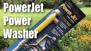 The Original POWER JET Power Washer Spray Hose Nozzle Review [upl. by Collen73]