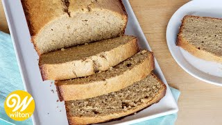 Quick and Easy Homemade Banana Bread Recipe  Wilton [upl. by Kurtzman]