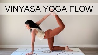 Ground amp Release Yoga Class  55Minute Vinyasa Flow [upl. by Johiah]