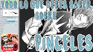 PINCELES PARA CREAR TU MANGA ☆JUMP PAINT☆ MEDIBANG PAINT PRO [upl. by Nilyam]