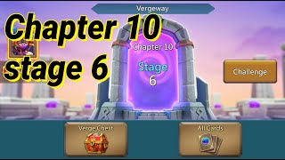 Lords mobile vergeway chapter 10 stage 6 [upl. by Nehttam]