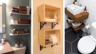 20 Genius Small Bathroom Storage Ideas [upl. by Madalyn]