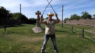 Bullwhip Cracking Double Whip Basics [upl. by Aber54]