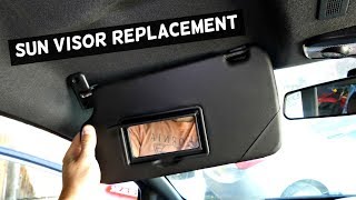 HOW TO REPLACE SUN VISOR SUN VISOR REMOVAL [upl. by Clyte]