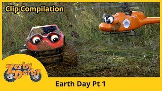 Zerby Derby 🌞 ZERBY EARTH DAY 🌎 Earth Day Part 1  Season 2  Best of Spring  Clip Compilation [upl. by Nhtanhoj]