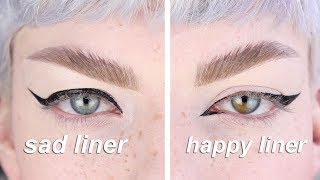 how i do my eyeliner  ͡° ͜ʖ ͡° hooded eyes [upl. by Etem]