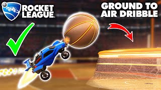 Rocket League HOOPS TIPS Ground to Air Dribble Training Pack [upl. by Ottilie]