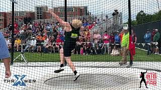 BRYCE RULAND 2121quot WIAA STATE DISCUS RECORD [upl. by Leis989]