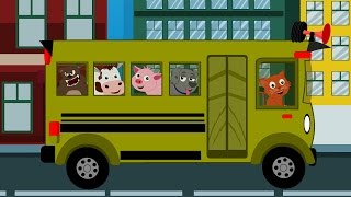 Wheels On The Bus Go Round And Round  Nursery Rhymes For Kids And Childrens [upl. by Niloc]