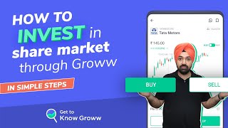 How to Invest in stock market for Beginners  Groww app kaise use kare  Buy amp Sell Shares on Groww [upl. by Anauq]