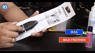 IKEA MILK FROTHER Review amp Battery Installation [upl. by Anyah622]