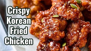 How to make Korean Fried Chicken Dakgangjeong 닭강정  Easy and delicious [upl. by Zina]