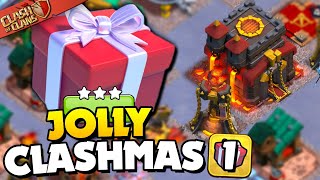 Easily 3 Star Jolly Clashmas Challenge 1 Clash of Clans [upl. by Colwin974]