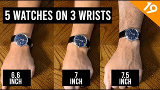 Watch Size vs Wrist Size  How to choose the right watch size  Ep 19 [upl. by Catlin]