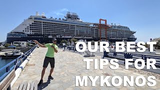 Visiting Mykonos on Your Own from the Cruise Pier [upl. by Narrat]