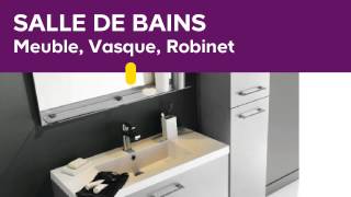 Salle de bains Meuble Vasque Robinet [upl. by Sanderson]