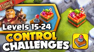 Easily 3 Star Controllable Heroes Challenges 1524 Clash of Clans [upl. by Otrevogir]